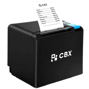 Impresora de tickets CBX_POS808 con conexión USB, Serial y Ethernet.