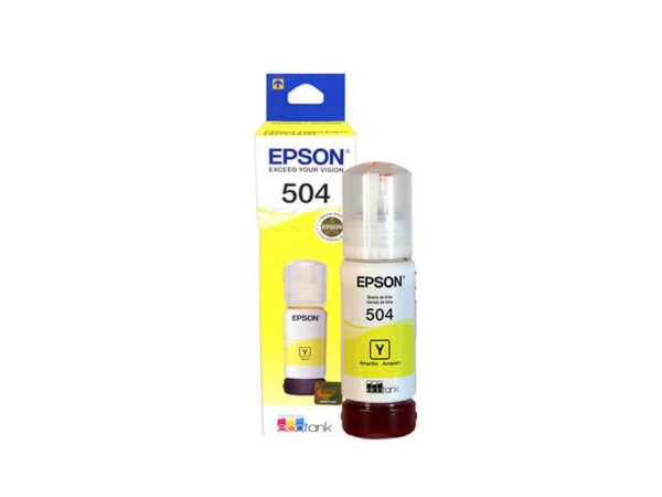 Botella de tinta EPSON Amarilla T504