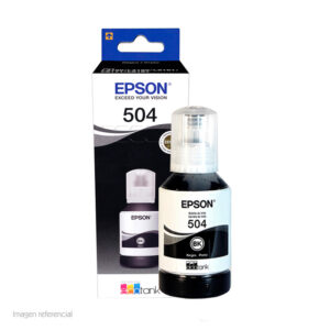 Botella de tinta EPSON Negra T504
