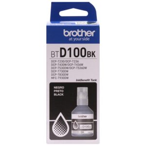 Tinta Botella Brother Negro Btd100Bk